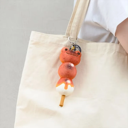Pickles the Frog｜Tsukimi Mascot Holder /Plush Keychain