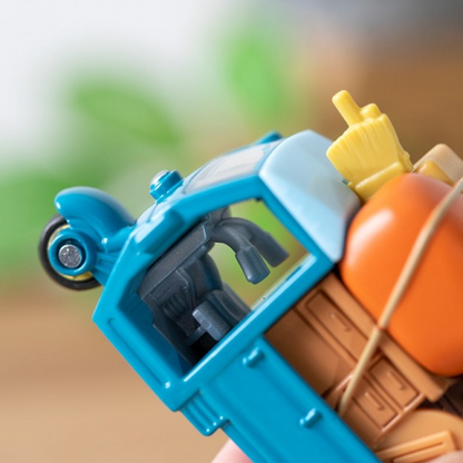 Tomica｜Dream Tomica Ghibli 07 My Neighbor Totoro Three-wheeler Vehicle 多美卡 × 吉卜力宫崎骏《龙猫》搬家三轮车模型玩具/摆件｜约W50×H30×D66 mm