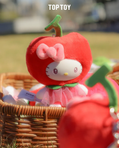 Sanrio｜Characters Fruit &amp; Vegetable Series Mini Vinyl Keychain mystery bag/blind box/All 8 types｜1pcs