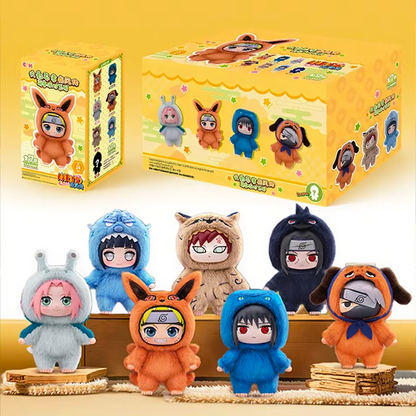 TOP TOY Naruto Beast Party Series Vinyl Plush Keychain Blind Box