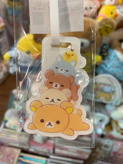Rilakkuma轻松熊｜可爱防水行李牌/铭牌