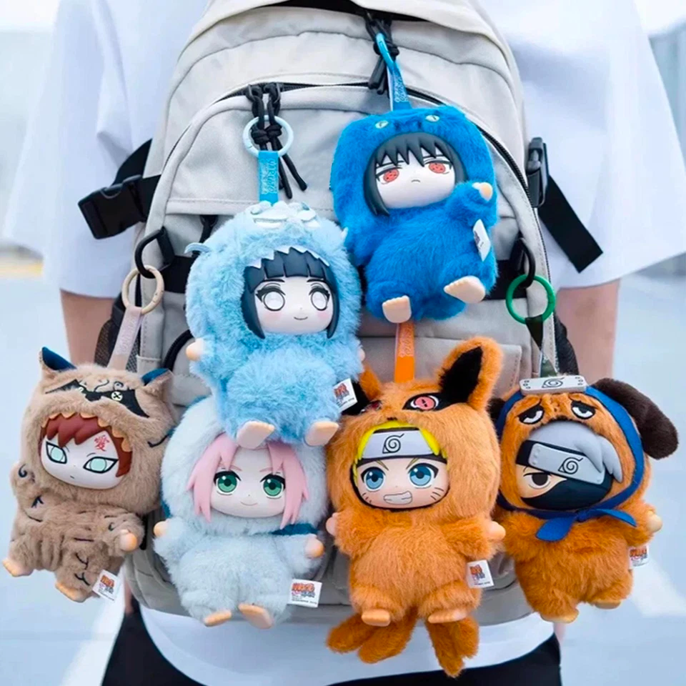 TOP TOY Naruto Beast Party Series Vinyl Plush Keychain Blind Box