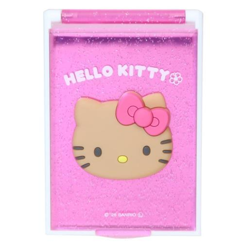 Sanrio｜Hello Kitty Puffy Card Foldable Mirror｜57 x 83 x 9 mm approx.