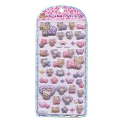 Sanrio｜Cotton Puffy Stickers｜200 x 95 mm approx.