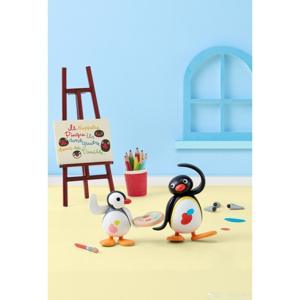 Pingu｜Mini Theater Combination Magnetic mystery bag/blind box/All 6 types｜1 box a pair