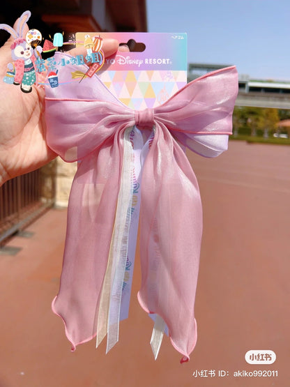 Disney｜40周年限定款/超仙大蝴蝶结飘逸发绳/发带/手感超棒/可配包包