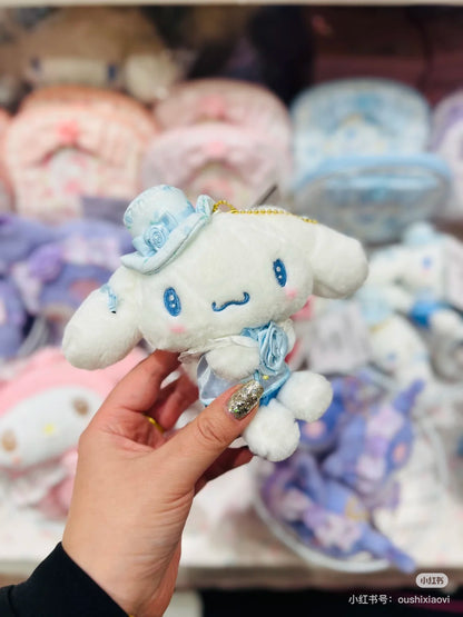 Sanrio三丽鸥｜Mascot Holder /Dolly Rose多莉玫瑰限量系列手捧花毛绒玩偶挂件/包挂｜约10.5×8×13cm