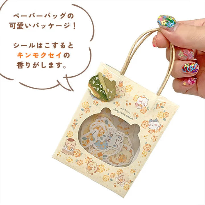 Chiikawa 吉伊卡哇｜金木犀桂花系列限定香味小贴纸｜45枚入