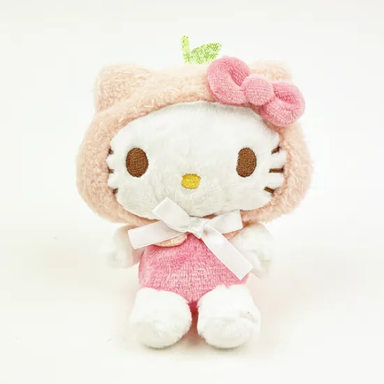 Sanrio｜astel Fruit Hat Mascot Holder /Plush Keychain｜12.5×21×6cm approx.
