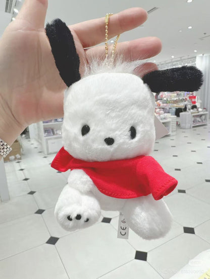 Sanrio｜Pochacco Outfit Change Mascot Holder /Plush Keychain｜11×7×15cm approx.