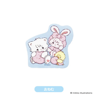mikko illustrations｜sticker｜H75xW65xD1mm approx.