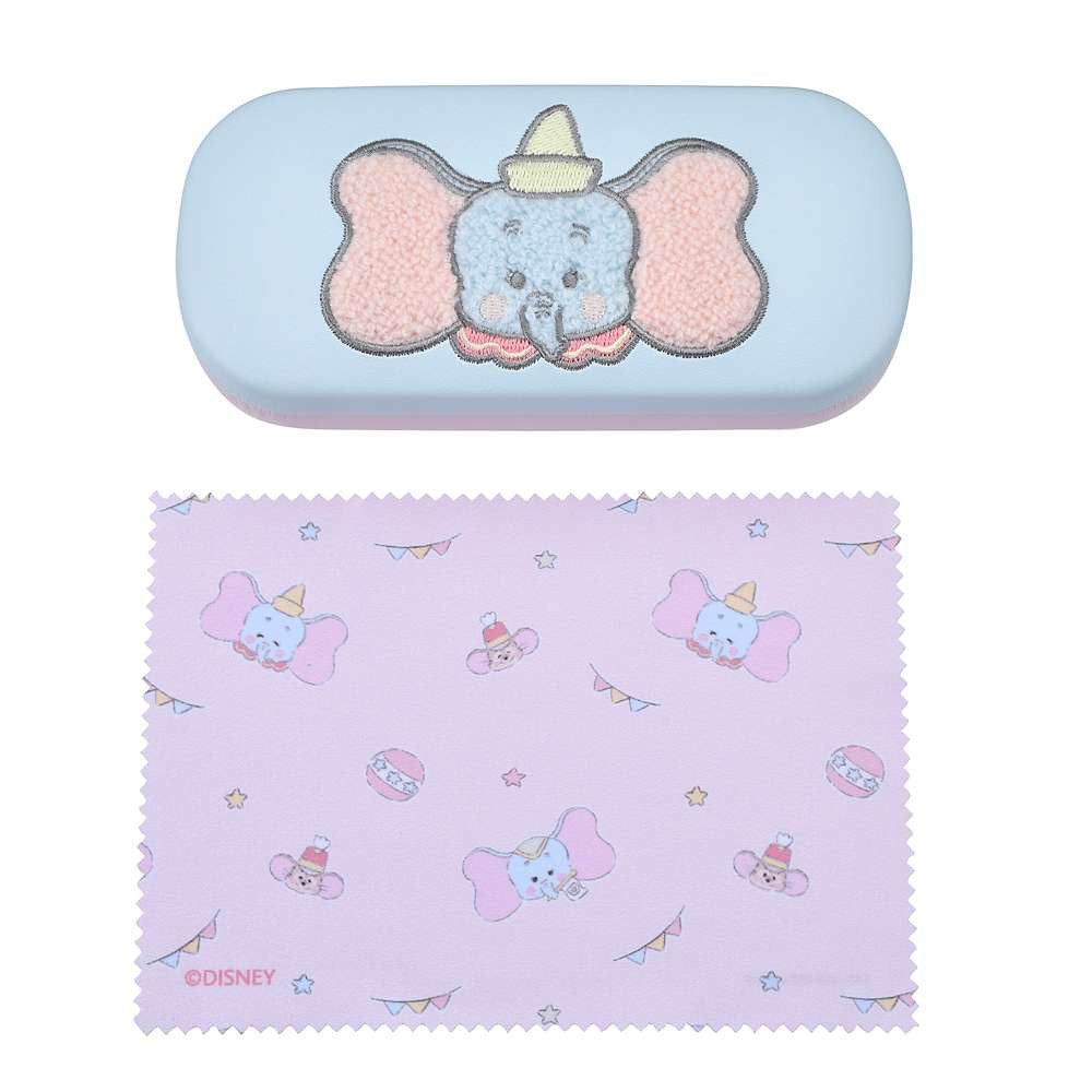 Disney｜Dumbo小飞象刺绣眼镜盒+眼镜布｜约7.1 x 15.3 x 4.2 (cm)