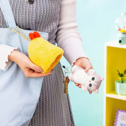 Mofusand｜Retractable Mascot Holder /Plush Keychain｜200×100×100mm approx.