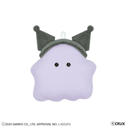 Sanrio｜Characters x Obakenu Mascot Holder/Push Keychain｜H120×W60×D20mm approx.