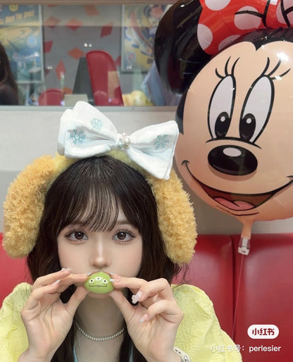 Disney迪士尼｜2023东迪冬日限定饼饼蝴蝶结发箍
