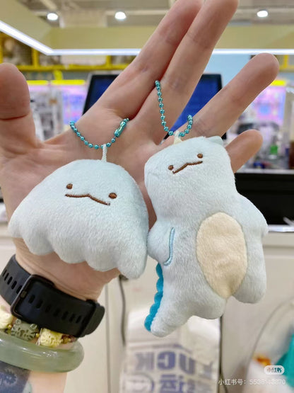 Sumikko gurashi｜What if Evolved Tokage Plush Badge With Ball Chain｜65×75×25mm approx.