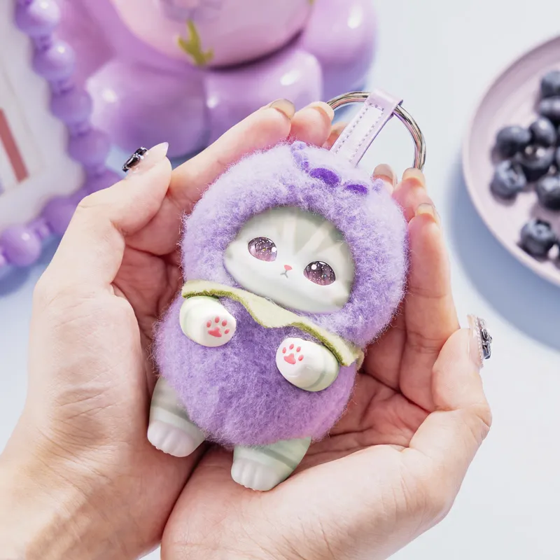 Mofusand｜Kiramekko Fruity Kittens Mascot Keychain mystery bag/blind box/All 6 types｜1pc