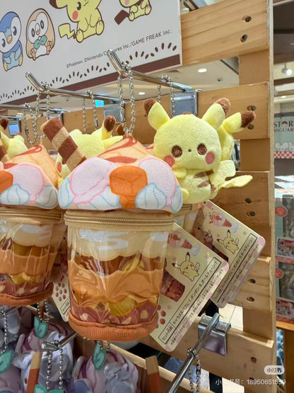 Pikachu｜Parfait Mascot Holder /Plush Keychain｜W140 x H150 x D80 mm approx.