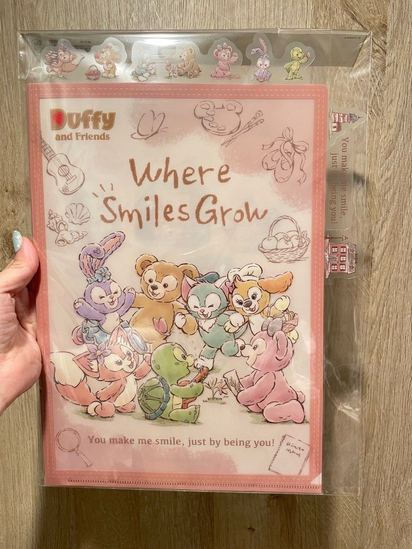 Disney｜东迪2024夏日剧场系列DUFFY达菲和朋友们多层式A4文件夹