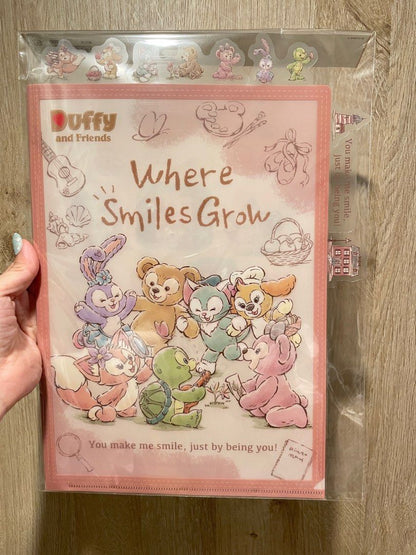 Disney｜东迪2024夏日剧场系列DUFFY达菲和朋友们多层式A4文件夹