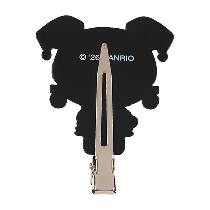Sanrio｜Monochrome Fashion Series KUROMI BANGS CLIP SET｜3.30 × 0.70 × 7.00 cm approx.
