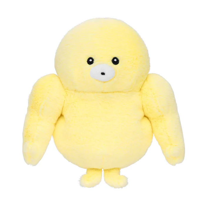 Nagano自嘲熊｜Characters Strong Nakama Fluffy Plush强壮肌肉迷你毛茸茸玩偶摆件/公仔/内有骨架和沙袋可摆造型｜約H150×W130×D70mm