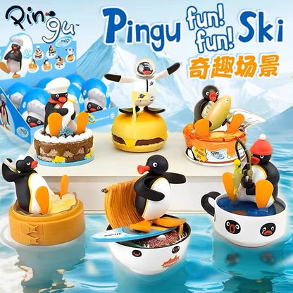 Pingu Funny Scenes Series Delicious Food Blind Box Egg