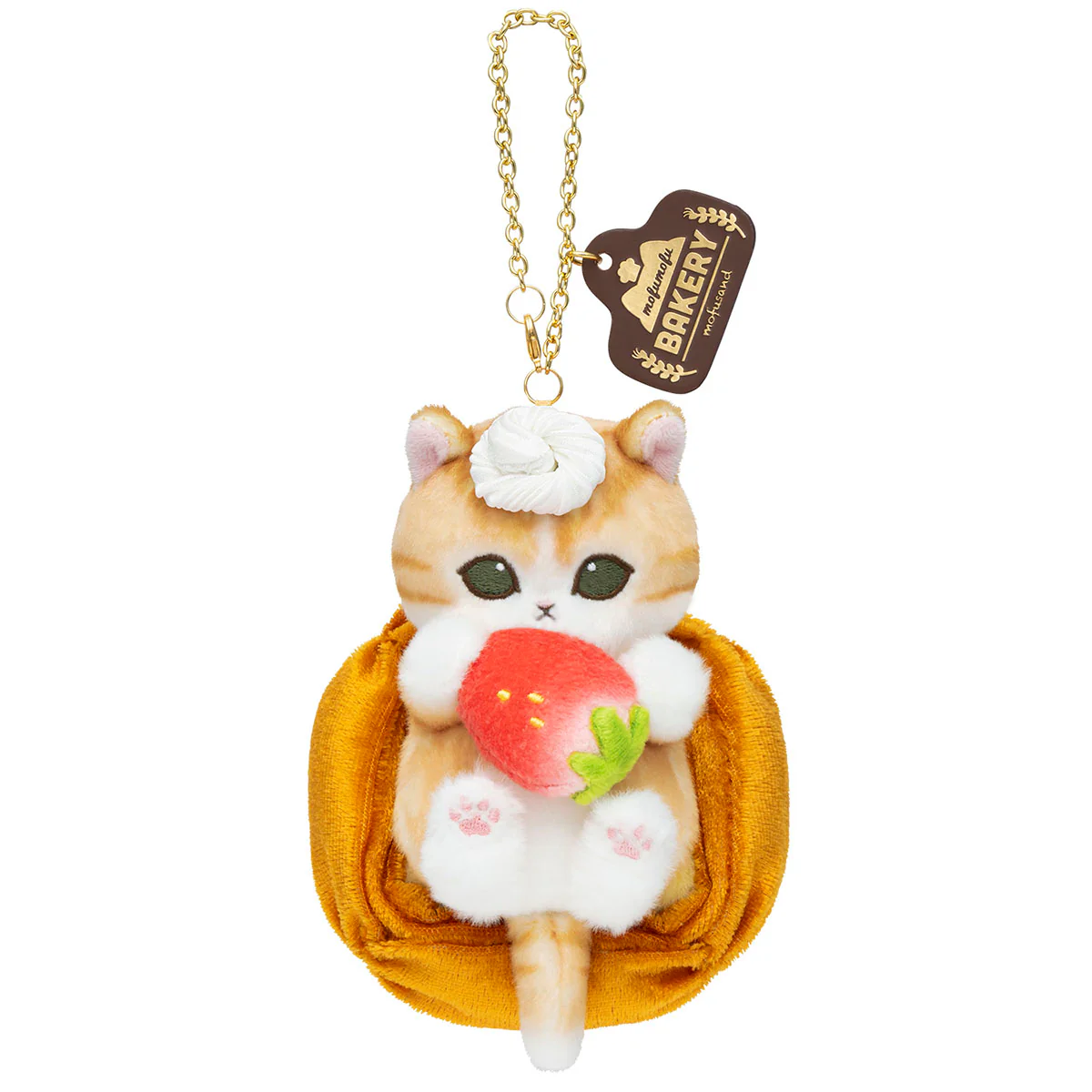 Mofusand｜Mofumofu Bakery Mascot Holder /Plush Keychain｜H150 x W100 x D95mm approx.
