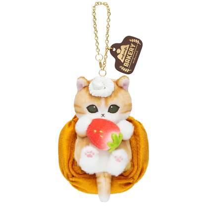 Mofusand｜Mofumofu Bakery Mascot Holder /Plush Keychain｜H150 x W100 x D95mm approx.