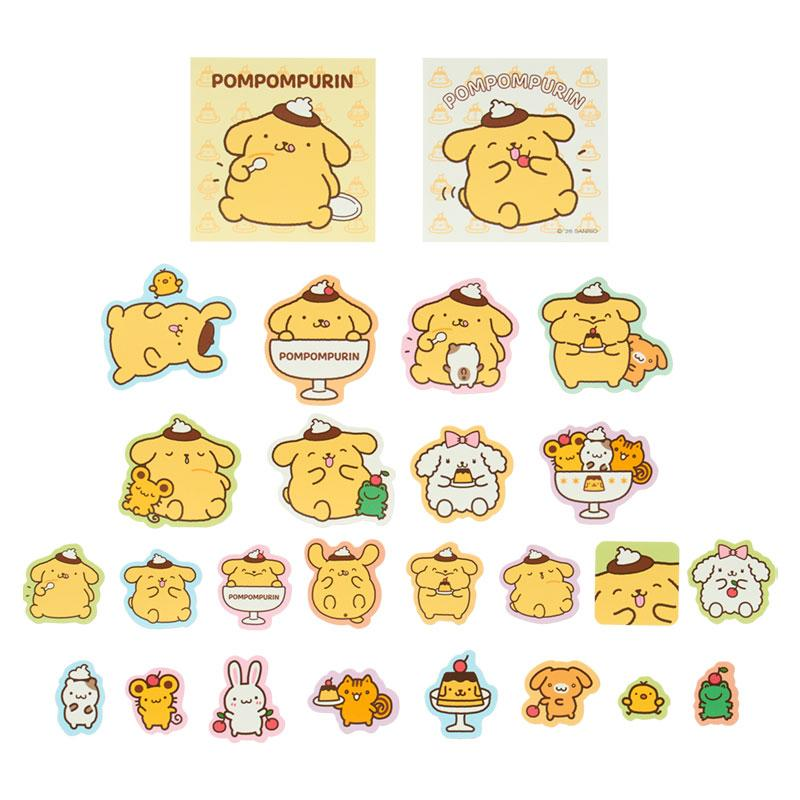 Sanrio｜PomPomPurin 30th Anniversary Sticker Set｜26 piece