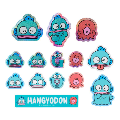 Sanrio｜Hangyodon &amp; Bad Badtz-Maru Funny Face Design Sticker Set｜22 piece