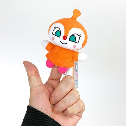 Anpanman｜Go! Anpanman Uncle Jam Fluffy Finger Puppet Mascot Holder /Plush Keychain｜W90 x H100 x D55mm aprox.