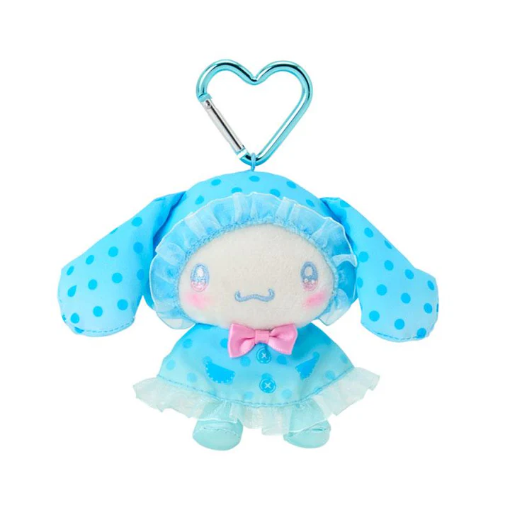 Sanrio｜Sweet Rain Collection Raincoat Mascot Holder /Plush Keychain｜9×7.5×13cm approx.