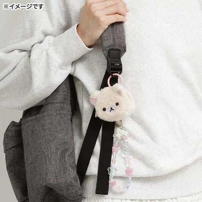 Rilakkuma｜Fluffy Face Mascot Mini Pouch with Carabiner｜60×75×30mm approx.