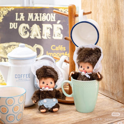 Monchhichi｜Bebichhichi Plush Doll｜S/13 x 8.7 x 6.2 cm approx.✔️