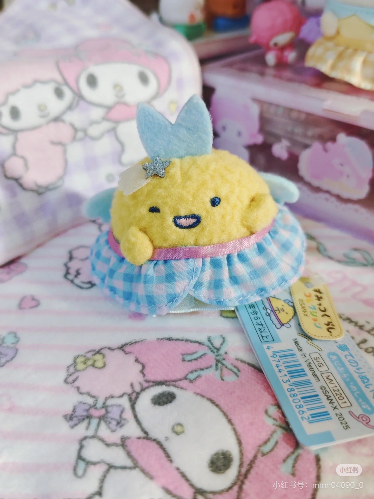 Sumikko Gurashi ｜Dreaming Idol Gingham Angel Wings Tenori mystery bag/blind box/All 6 types｜1pcs