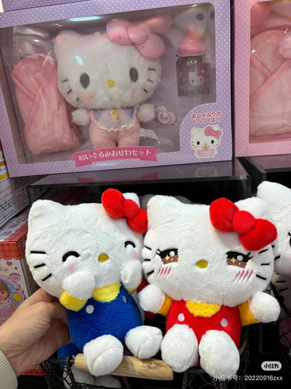 HelloKitty凯蒂猫｜Nakajima Sanrio Plush Hello Kitty Various Faces S凯蒂猫可爱表情毛绒玩偶/公仔｜约170×190×120mm