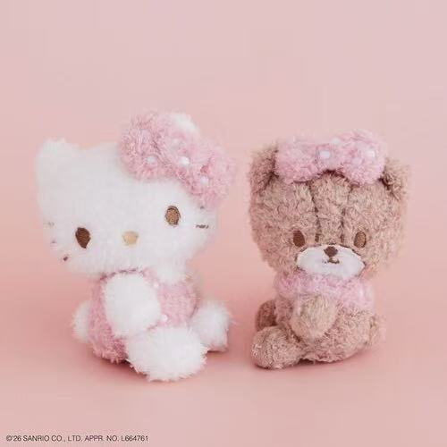 Sanrio｜Maison de FLEUR Hello Kitty Mascot Holder /Plush Keychain