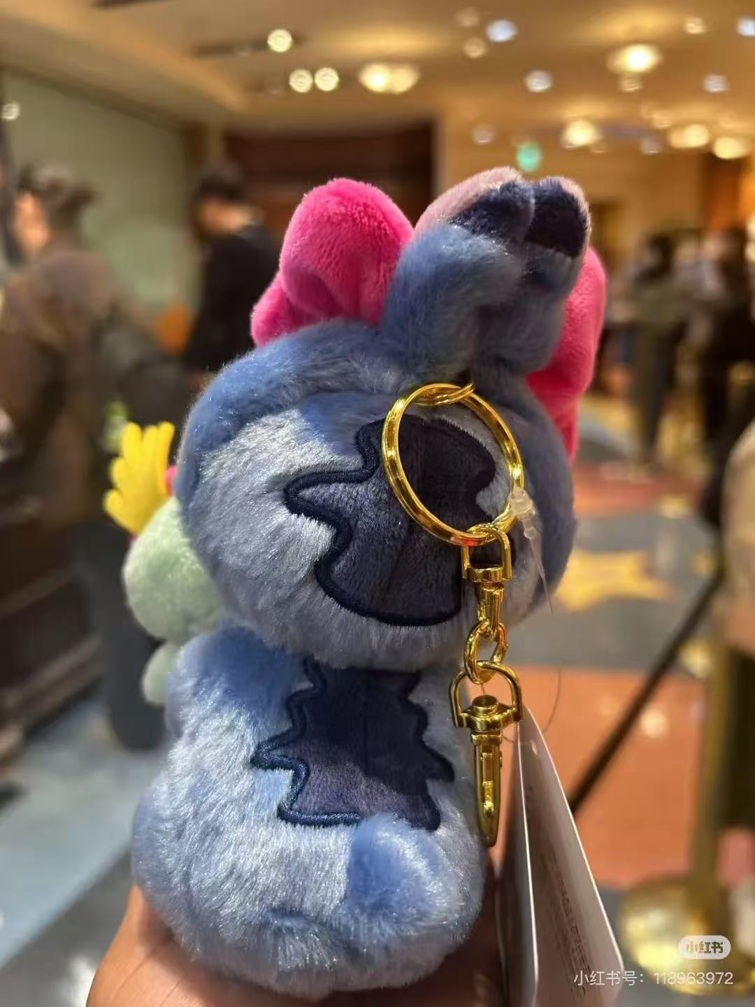 Disney｜Ribbon Stitch &amp; Scrump Mascot Holder /Plush Keychain｜H17.5×W8.5×D15cm approx.