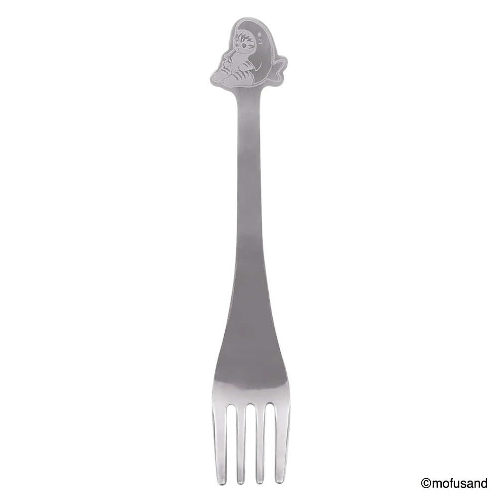 Mofusand｜Shark Cat Laser Printing Stainless Steel  tableware｜177×35mm approx.