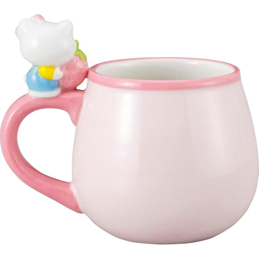 Sanrio｜ Hello Kitty Strawberry House Figurine Mug｜270ml