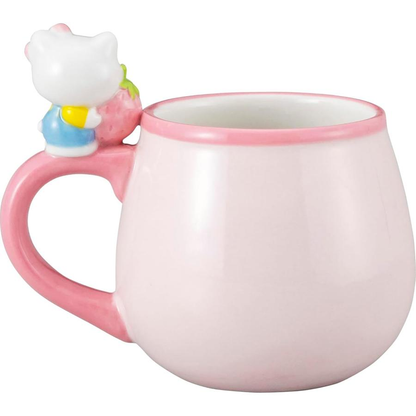 Sanrio｜ Hello Kitty Strawberry House Figurine Mug｜270ml