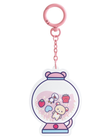 Rilakkuma｜Lab Shaka Shaka Acrylic Keychain｜ 83×62×5mm approx.
