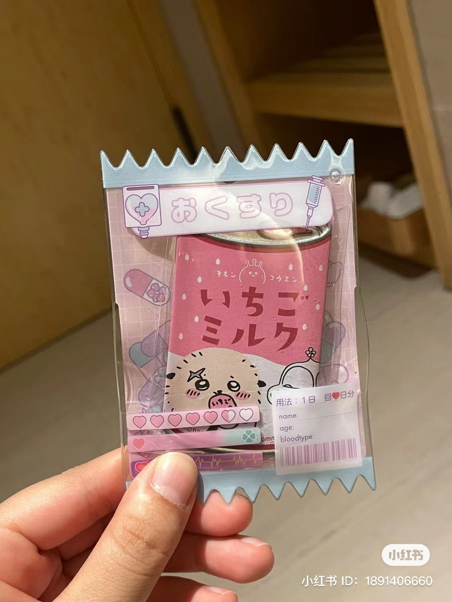 Chiikawa 吉伊卡哇｜易拉罐铁质感徽章/吧唧/冰箱贴盲盒/全12种｜1枚入