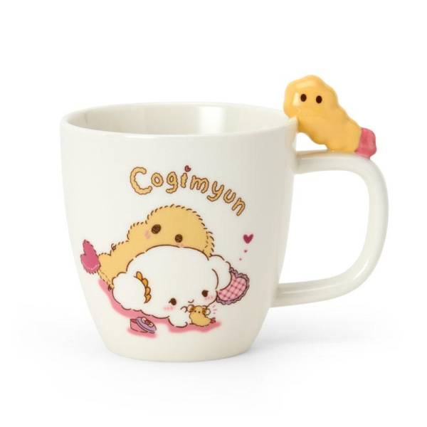 Sanrio｜Today They Are Still Good Friends Cogimyun Ceramic Mug with Nokkari Figure｜320mL