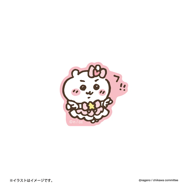 Chiikawa 吉伊卡哇｜超魔法少女/小魔仙系列单张角色贴纸/手机贴/行李箱贴｜约H50 x W50mm