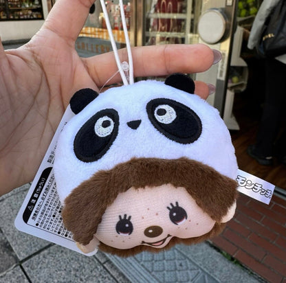 Monchhichi｜Face Mascot Holder /Plush Keychain
