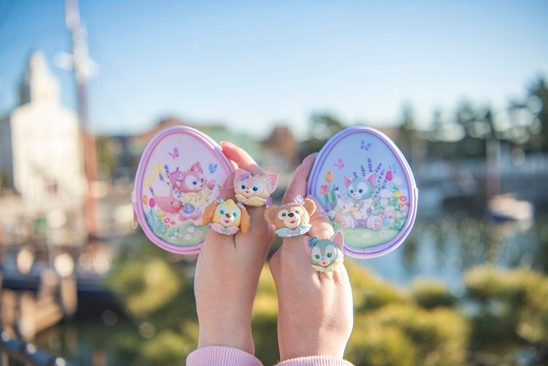 Disney迪士尼｜2024东迪春日复活节限定零钱包3只组/正反不同图案｜約幅8×奥行3×高さ10cm