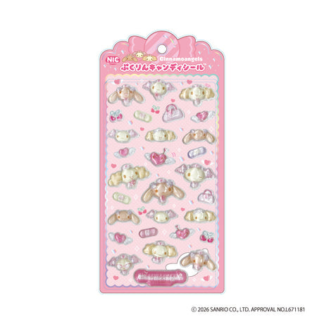 Sanrio｜Cinnamo Angels Pukurin Candy Stickers｜H170 x W90 x D5mm approx.