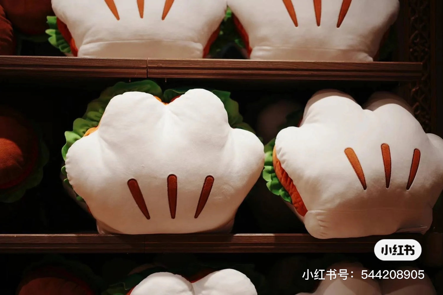 Disney迪士尼｜超可爱mochi手手汉堡抱枕